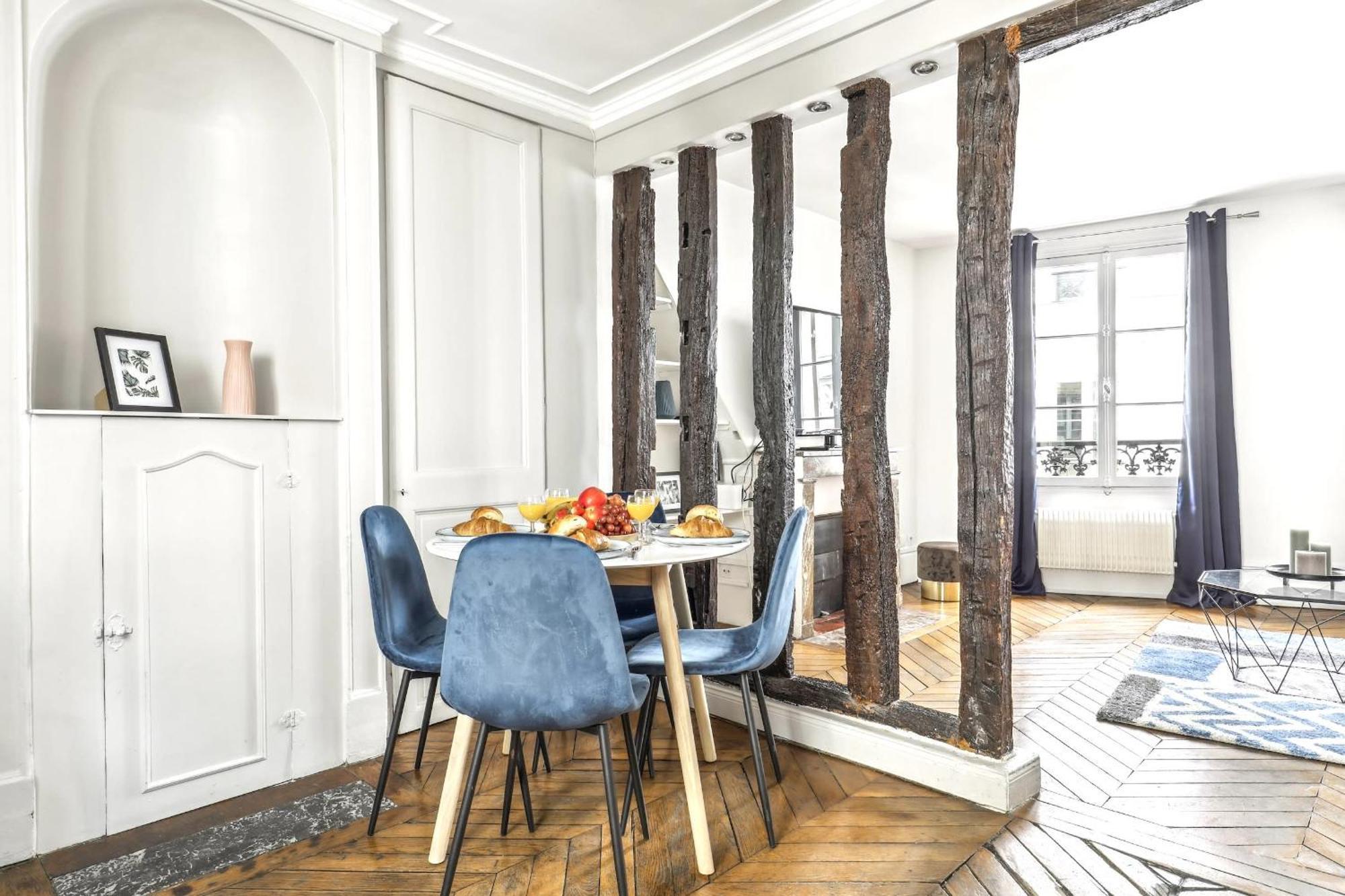 Le Marais 1Br Place Saint Paris Bagian luar foto